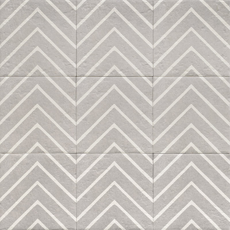 Rajola hidràulica decorativa MZ Grey One