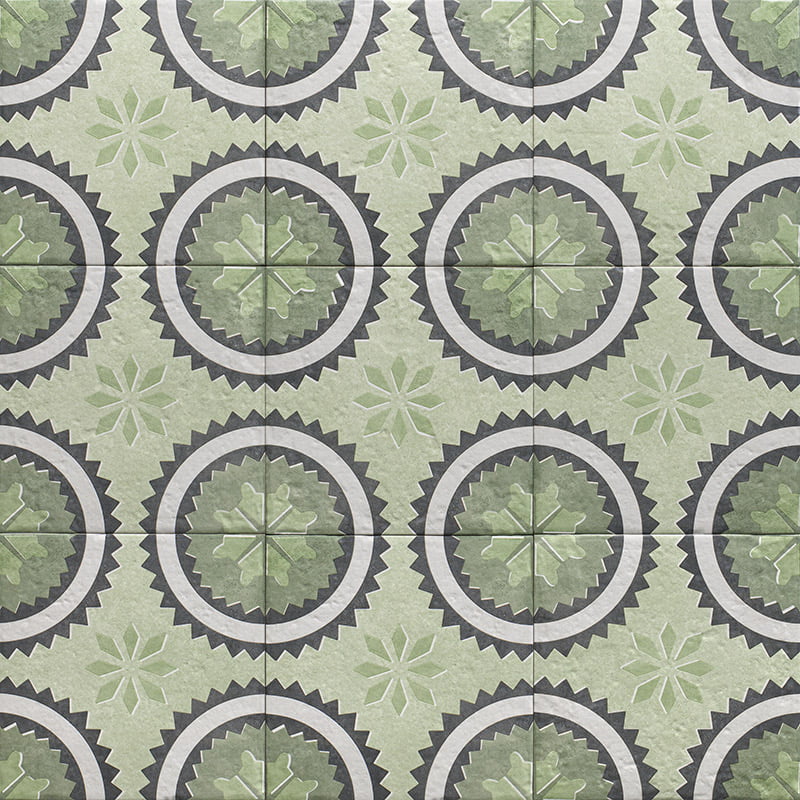 Rajola hidràulica decorativa MZ Prairie