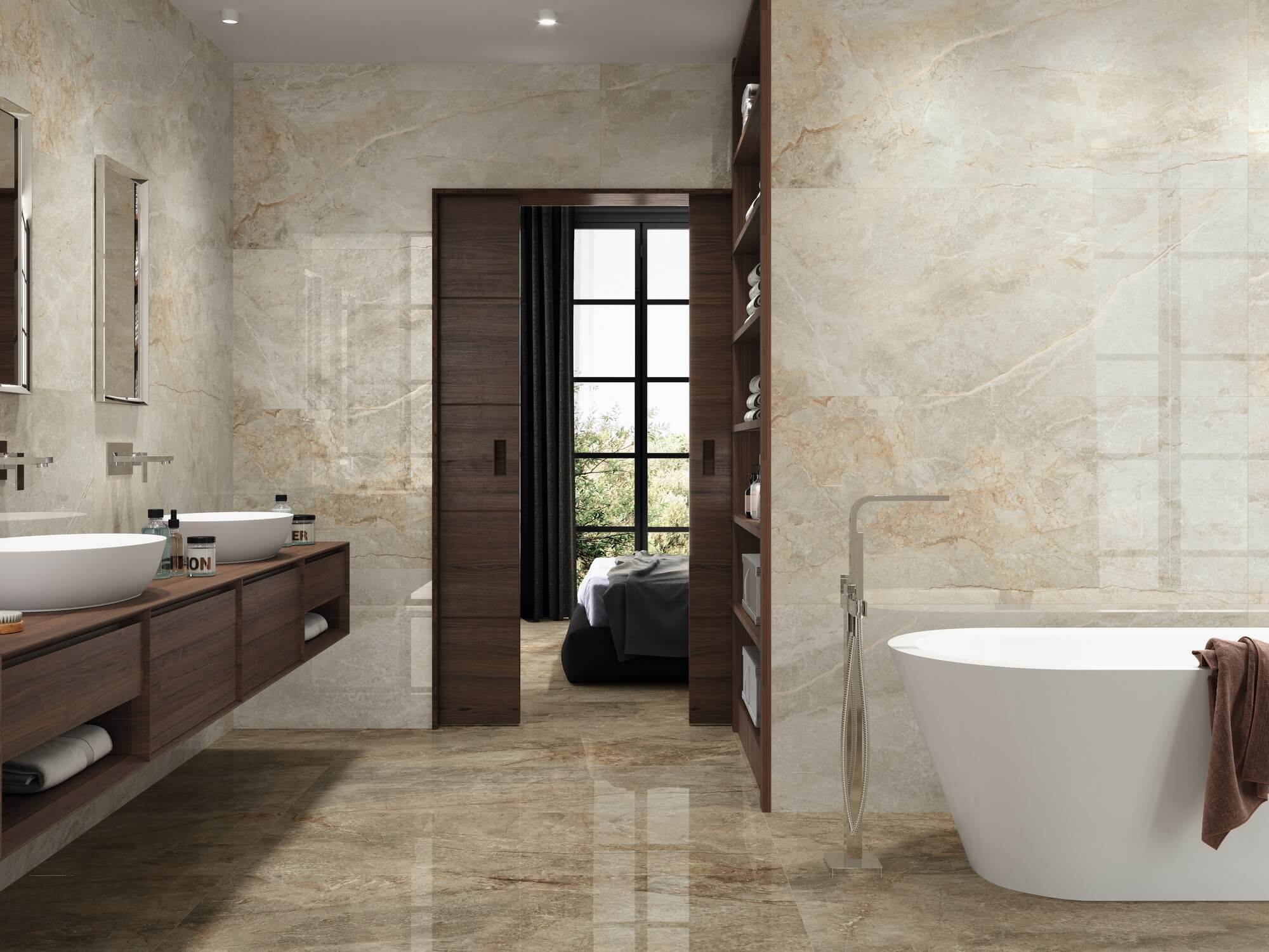 porcellànic imitació de marbre per a paviments i revestiments