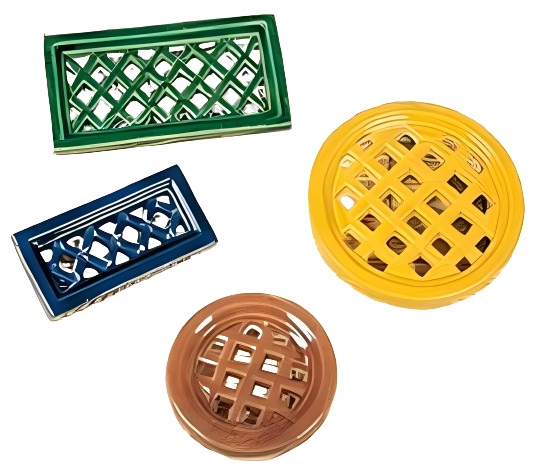 Grilles d'aération céramiques