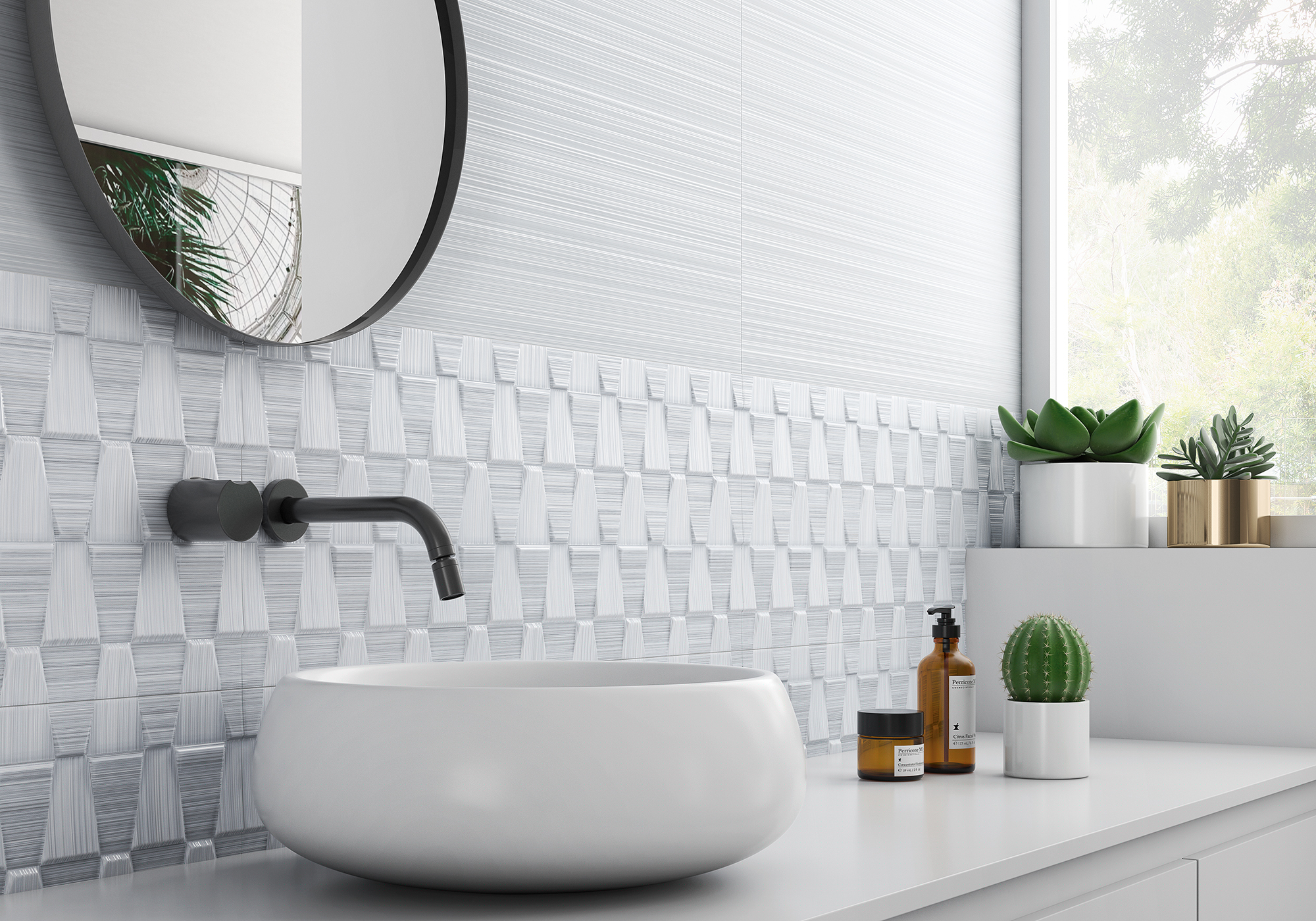 Revêtement Blanc satin Platera collection Blancos