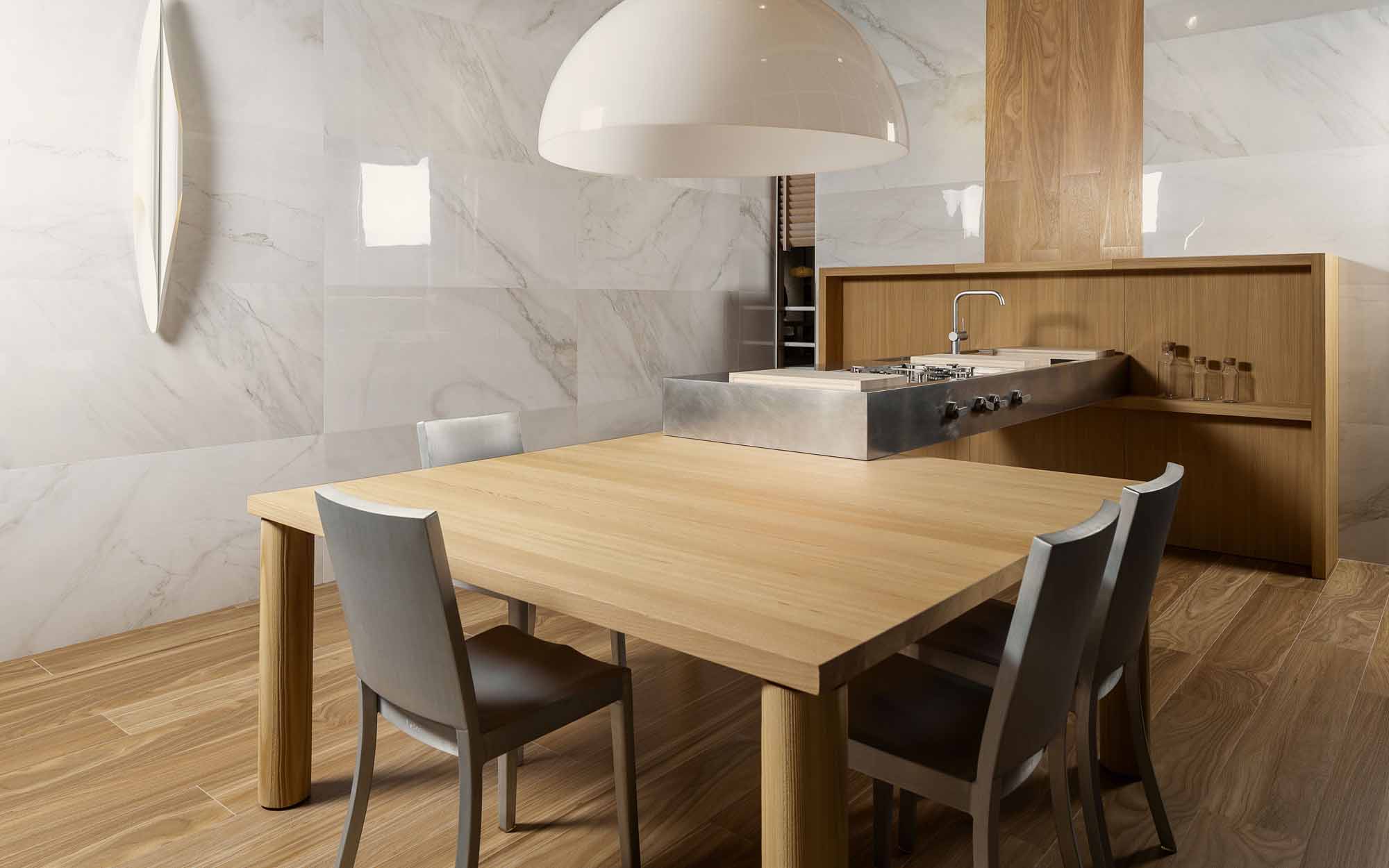 Série Porcelanite DUOMO marbre blanc